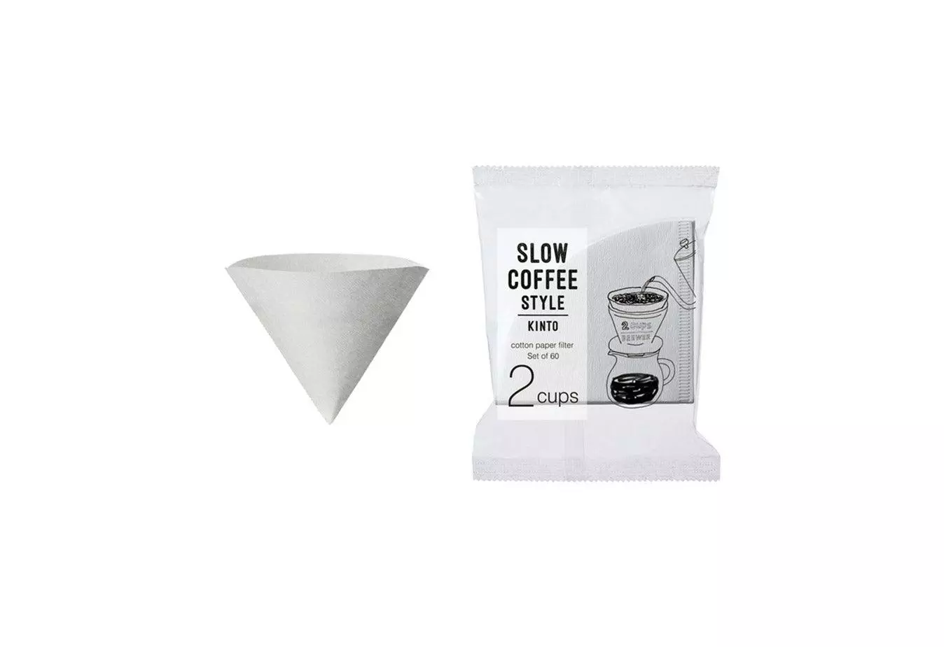 Kinto Slow Coffee Paper Filters 5 Kinto Slow Coffee Paper Filters - Image 3