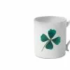 Astier De Villatte Clover Mug 1 Astier De Villatte Clover Mug -TwentyTwentyOne Shop Astier de Villatte Four Leaf Clover Mug