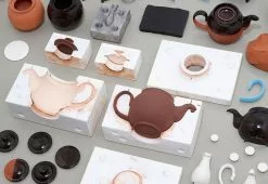 Cauldon Ceramics Re-Engineered Brown Betty -TwentyTwentyOne Shop IanMcIntyre BrownBetty Development Flat LR