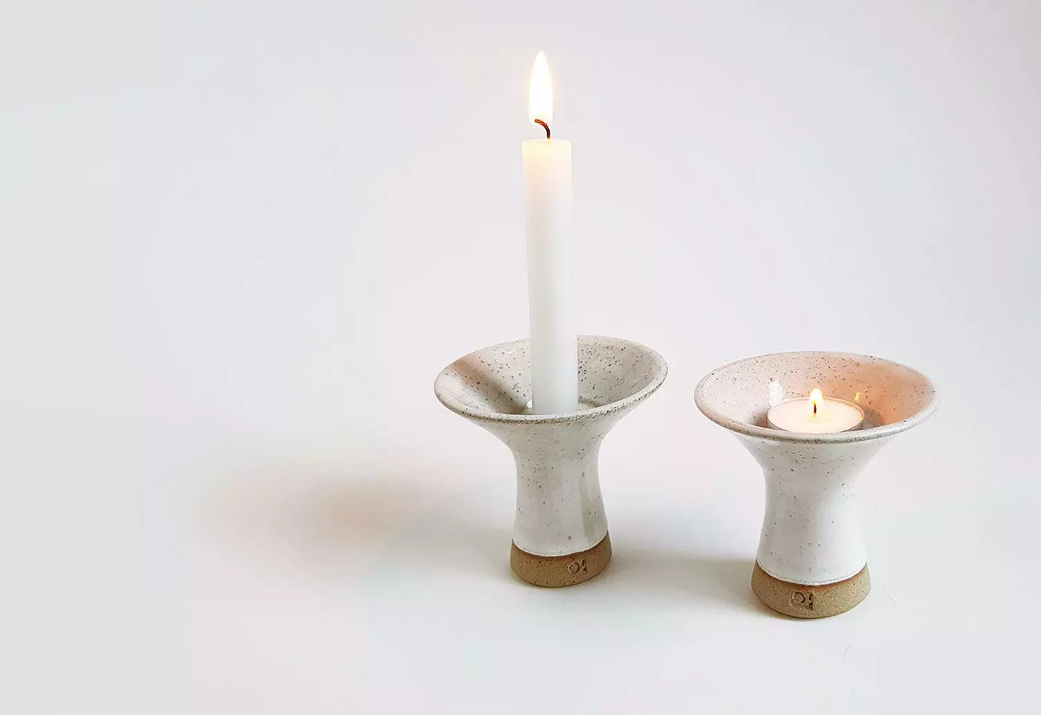 Pat O'Leary Stoneware Candlestick 3 Pat O'Leary Stoneware Candlestick