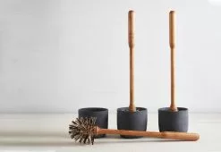 Alternative view of Iris Hantverk Toilet Brush & Concrete Bowl