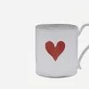 Astier De Villatte Heart Mug -TwentyTwentyOne Shop astier de villatte john derian heart mug 1