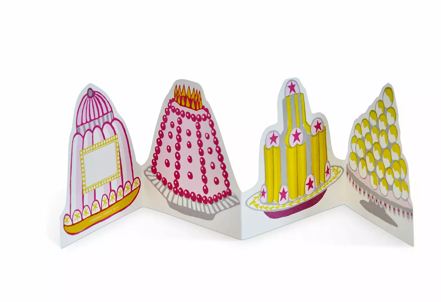 Cambridge Imprint Let Us Eat Cake Folding Card 3 Cambridge Imprint Let Us Eat Cake Folding Card
