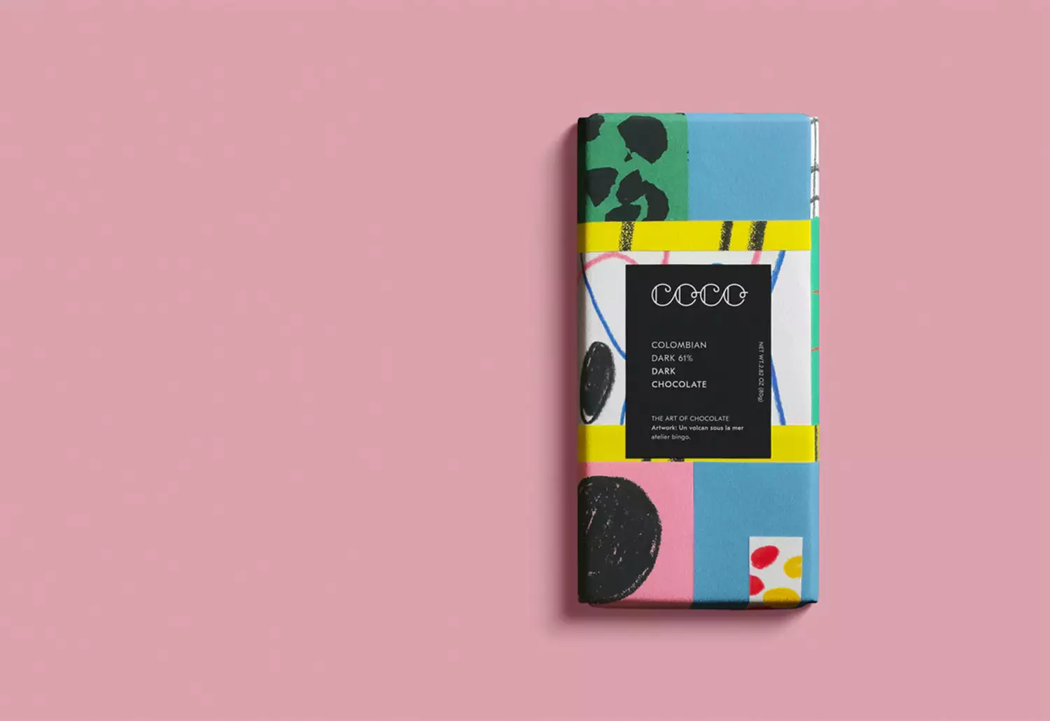 Coco Chocolatier Colombian Dark Chocolate Bar 3 Coco Chocolatier Colombian Dark Chocolate Bar