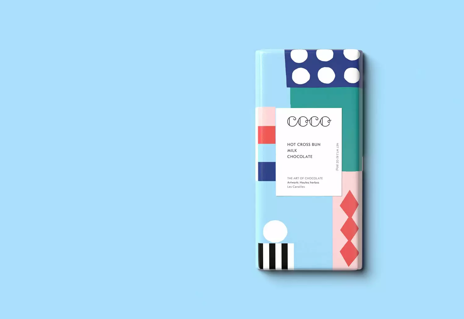 Coco Chocolatier Hot Cross Bun Milk Chocolate 3 Coco Chocolatier Hot Cross Bun Milk Chocolate