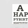 Lisa Jones Eye Test Birthday Card, 2015 1 Lisa Jones Eye Test Birthday Card, 2015 -TwentyTwentyOne Shop eye test birthday 1
