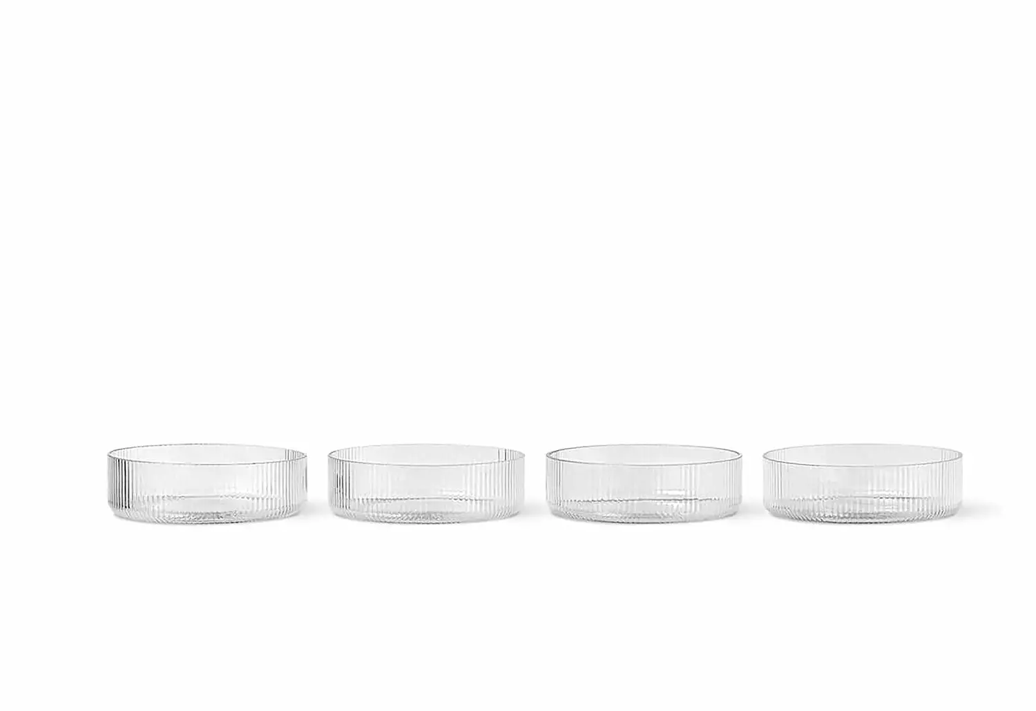 Ferm LIVING Ripple Serving Bowls, Set Of 4 4 Ferm LIVING Ripple Serving Bowls, Set Of 4 - Image 2