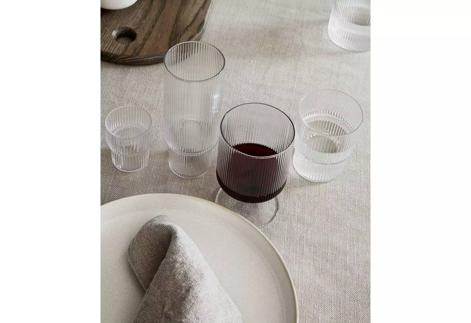 Ferm LIVING Ripple Wine Glass, 2019 5 Ferm LIVING Ripple Wine Glass, 2019 - Image 3