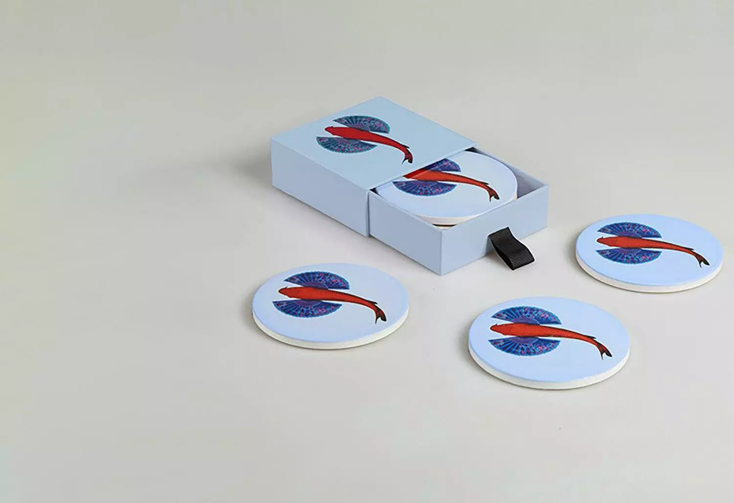 Gangzai Fishkoi Coasters 3 Gangzai Fishkoi Coasters