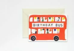 Hadley Paper Goods Birthday Bus Card