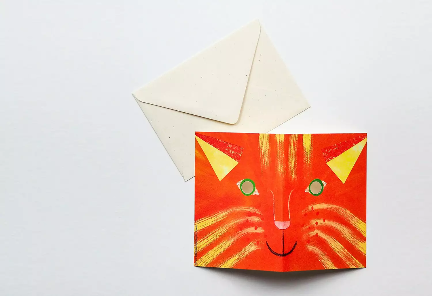Hadley Paper Goods Cat Mask Card 4 Hadley Paper Goods Cat Mask Card - Image 2