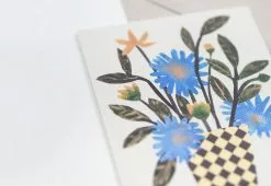 Alternative view of Hadley Paper Goods Checker Vase Card