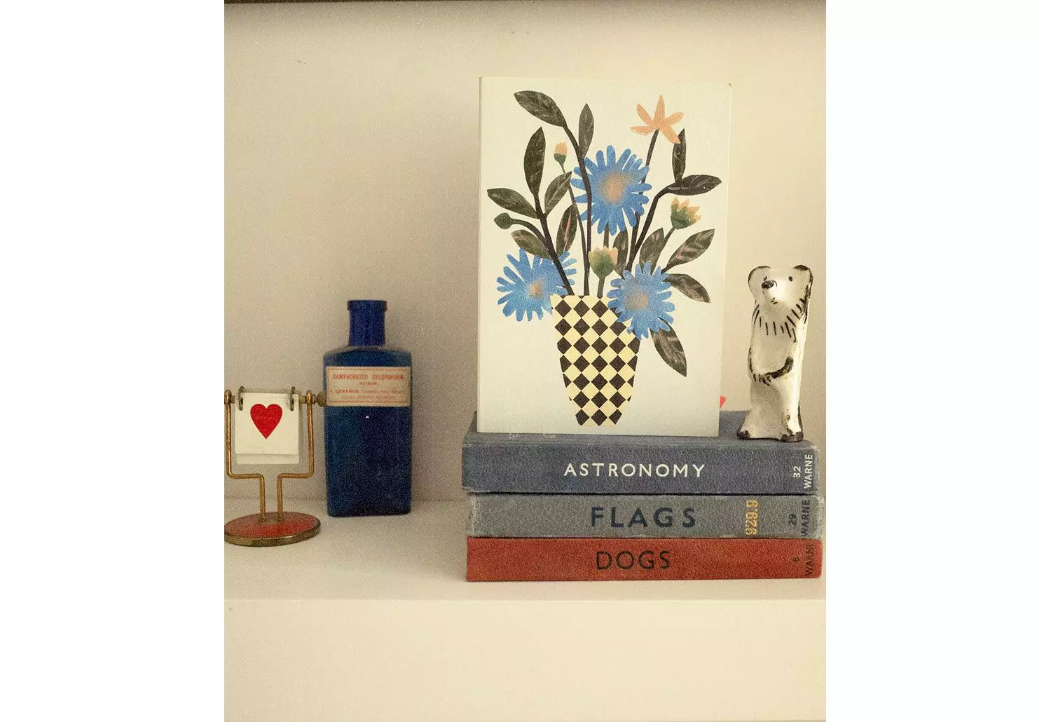 Hadley Paper Goods Checker Vase Card 5 Hadley Paper Goods Checker Vase Card - Image 3