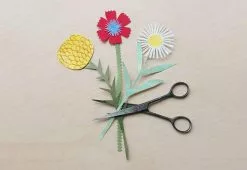 Alternative view of Hadley Paper Goods Floral Heart Card