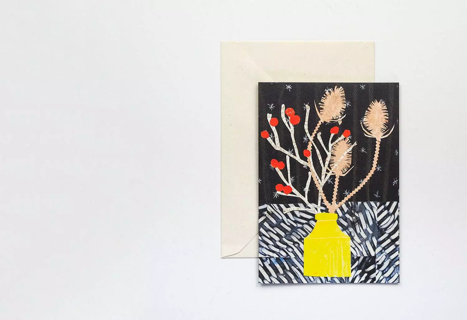 Hadley Paper Goods Winter Vase Card 3 Hadley Paper Goods Winter Vase Card