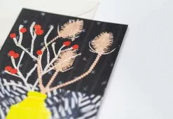Alternative view of Hadley Paper Goods Winter Vase Card