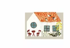 Alternative view of Hadley Paper Goods Little House Card