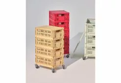 Hay Colour Crate Lid -TwentyTwentyOne Shop hay colour crate accessories wheels 4