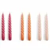 Hay Twist Candle Set 2 Hay Twist Candle Set -TwentyTwentyOne Shop hay twist candle set punch peach rose