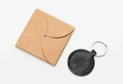 Alternative view of Herr PONG Berlin Football Leather Keyring