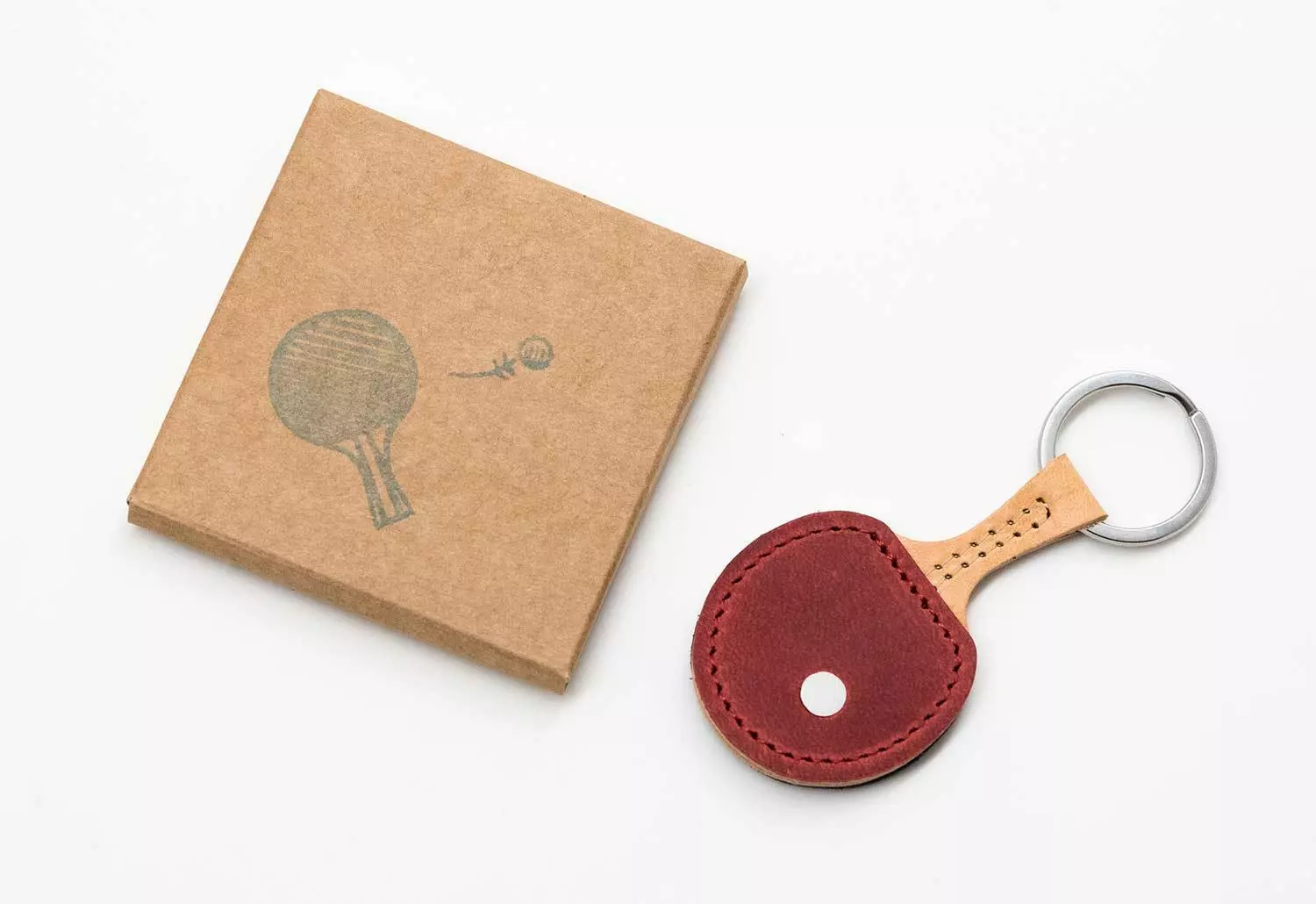 Herr PONG Berlin Ping Pong Leather Keyring 3 Herr PONG Berlin Ping Pong Leather Keyring