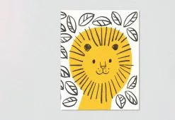 Lisa Jones Jungle Lion Card