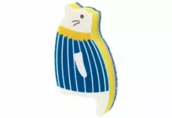Marna Sitting Cat Kitchen Sponge, 2017 -TwentyTwentyOne Shop marna cat kitchen sponge blue