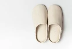 Sasawashi Slippers -TwentyTwentyOne Shop sasawashi moccasin slipper beige 2