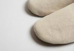 Sasawashi Slippers -TwentyTwentyOne Shop sasawashi moccasin slipper beige 4