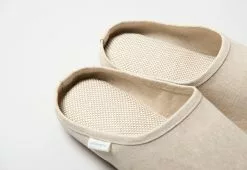 Sasawashi Slippers -TwentyTwentyOne Shop sasawashi moccasin slipper beige 5