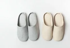 Sasawashi Slippers -TwentyTwentyOne Shop sasawashi moccasin slipper beige 7
