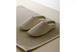 Sasawashi Slippers -TwentyTwentyOne Shop sasawashi moccasin slipper beige 9