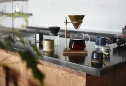 Kinto Slow Coffee Brewer Stand Set, Brass 13 Kinto Slow Coffee Brewer Stand Set, Brass -TwentyTwentyOne Shop scs s 16AW i 001