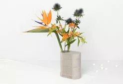 Tiipoi Siment Pillar Vase