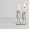 Atelier Stella Double Candle Holder -TwentyTwentyOne Shop twentytwentyone Atelier Stella Double wave candleholder 1