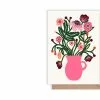 Kiran Ravilious Summer Blossom Pink Vase Card 2 Kiran Ravilious Summer Blossom Pink Vase Card -TwentyTwentyOne Shop twentytwentyone Kiran Ravilious Summer Blossom Pink Vase