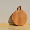 Noyer Round Chopping Board, Oiled Oak -TwentyTwentyOne Shop twentytwentyone birk studio round chopping board oiled oak 1