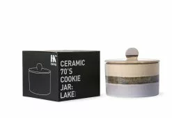 HKliving 70s Cookie Jar, Lake 8 HKliving 70s Cookie Jar, Lake -TwentyTwentyOne Shop twentytwentyone hkliving 70s ceramic cookie jar lake 2