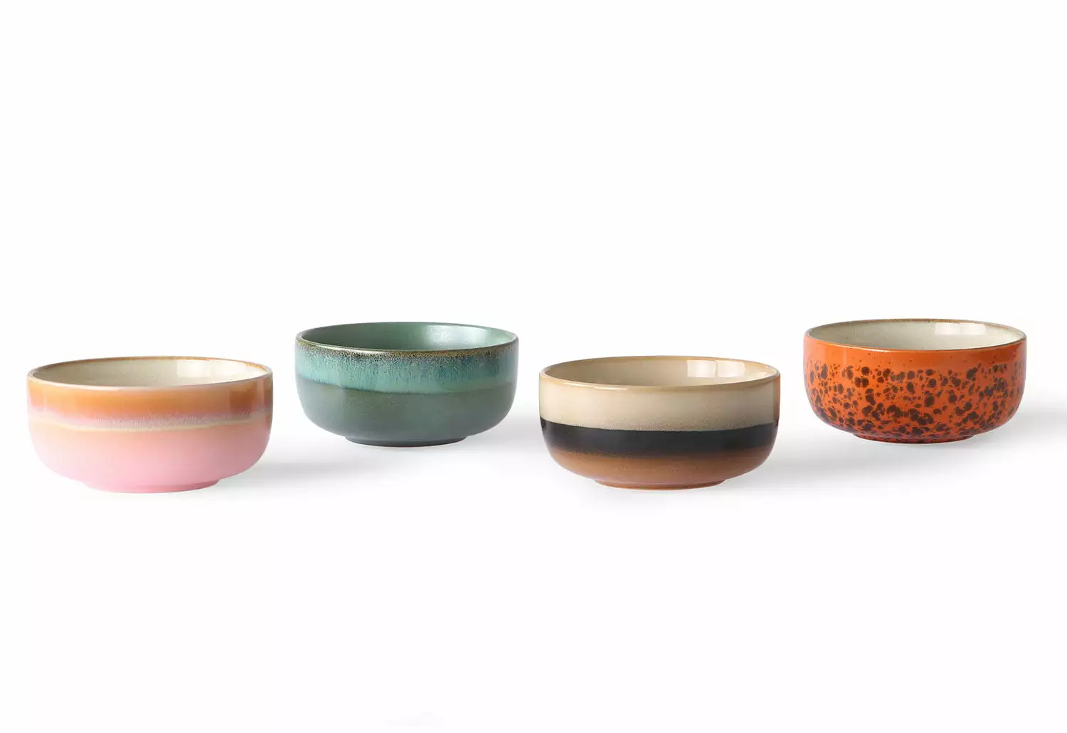 HKliving 70s Dessert Bowls, Set Of 4, Sirius 4 HKliving 70s Dessert Bowls, Set Of 4, Sirius - Image 2