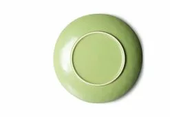 HKliving 70s Dinner Plates, Set Of 2, Kiwi -TwentyTwentyOne Shop twentytwentyone hkliving dinner plates set kiwi 2