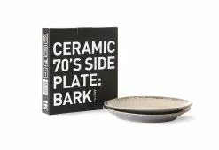 Alternative view of HKliving 70s Side Plates, Set Of 2, Bark