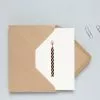 Ola Studio Foil Blocked Copper Candle Card -TwentyTwentyOne Shop twentytwentyone manufacturer ola studio copper candle card 1