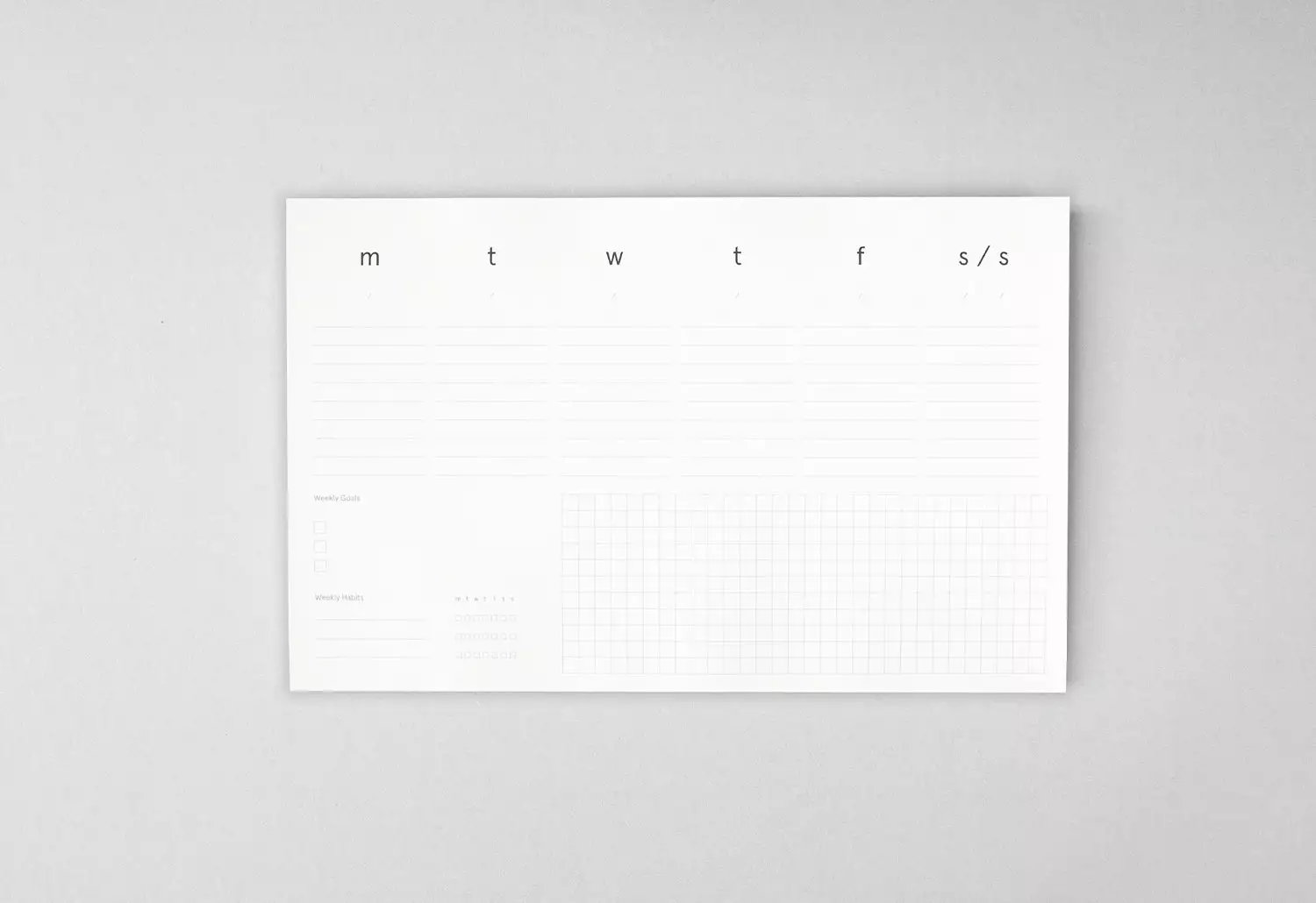 Ola Studio Desktop Pad Weekly Planner 3 Ola Studio Desktop Pad Weekly Planner