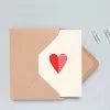 Ola Studio Foil Blocked Red Heart Card -TwentyTwentyOne Shop twentytwentyone manufacturer ola studio red heart card 1