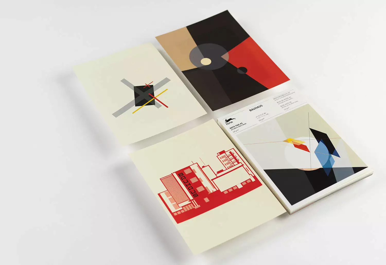 The Pepin Press Bauhaus A5 Notepad 4 The Pepin Press Bauhaus A5 Notepad - Image 2