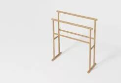 Alternative view of Wireworks Yoku Freestanding Towel Rail